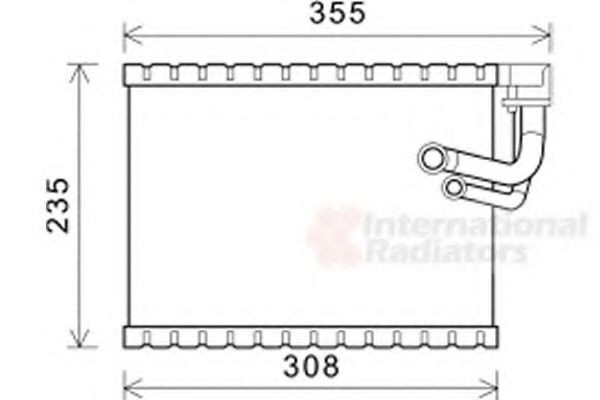 Vaporizador de aparelho de ar condicionado para Audi A4 Avant B8 8K5